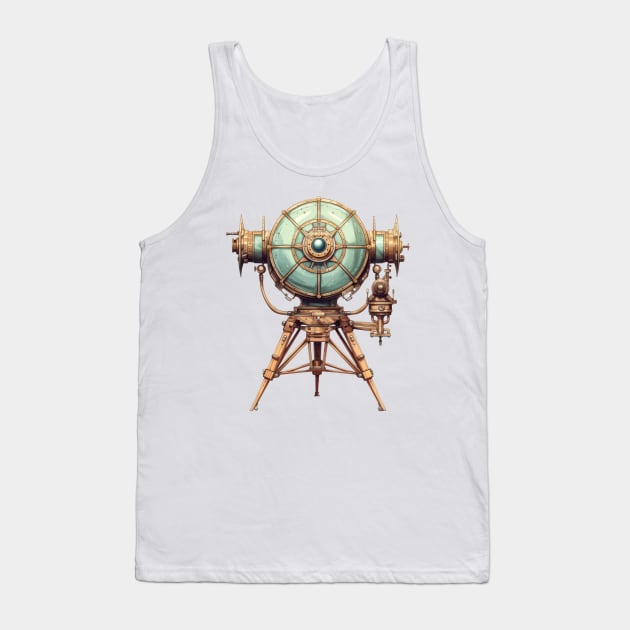 Vintage Radar Tank Top by Chromatic Fusion Studio